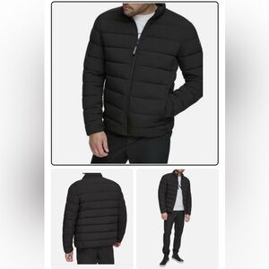NWT Calvin Klein Men's Dark Puffer Jacket